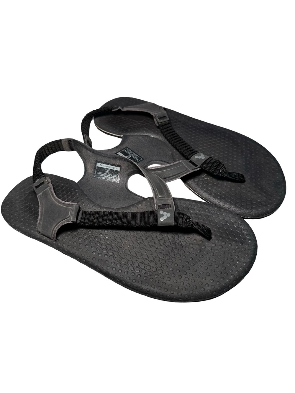 VIVO BAREFOOT Black Sandal Size 9 US / 40 Running Walking Comfort Summer Travel